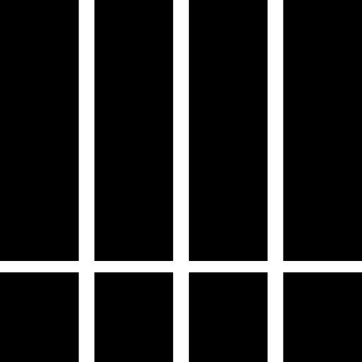 Vertical Bar Window Frame gobo for Blender