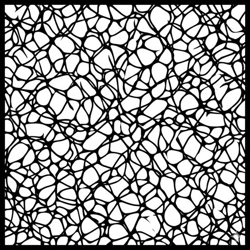 Abstract Tangled Lines