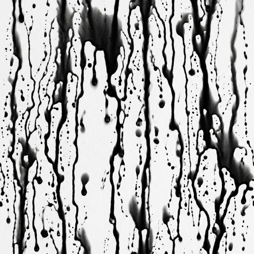 Shadow Of Dripping Water Trails