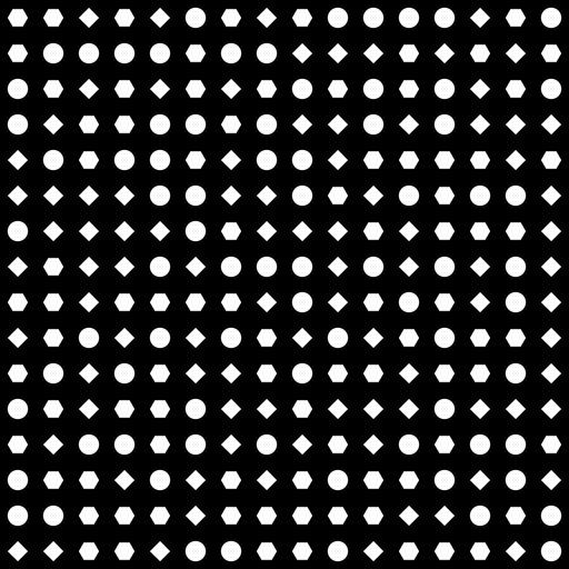 Alternating Circle Hexagon Diamond Grid