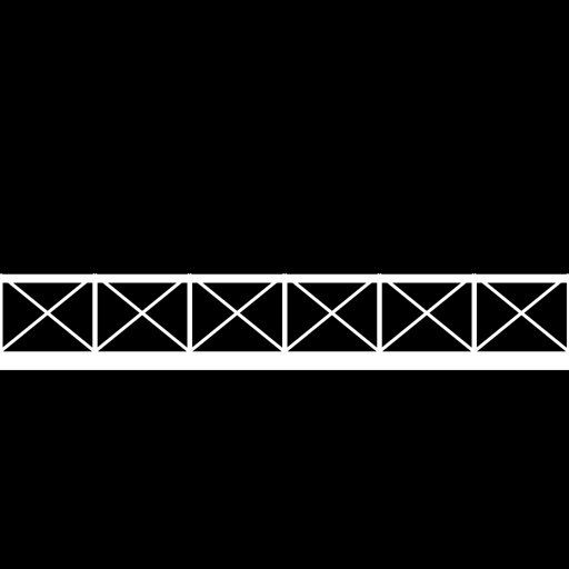 Horizontal Truss Structure gobo for Blender