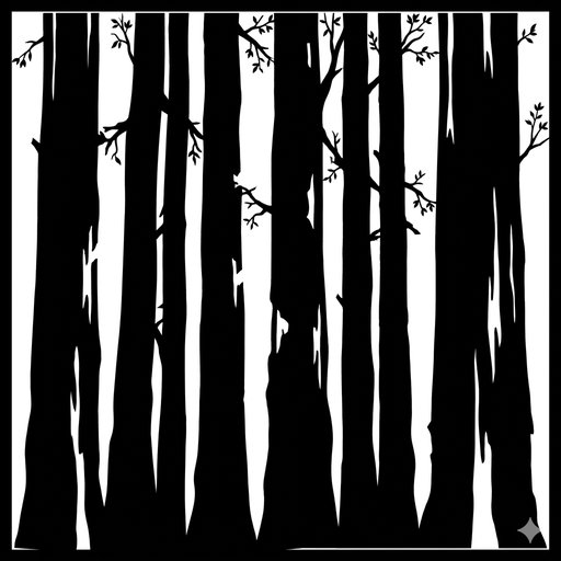 Forest Trees Silhouette