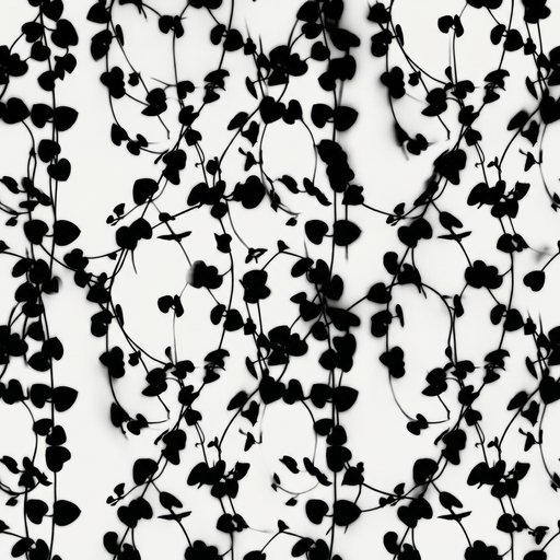 Shadow Of Trailing String-Of-Hearts Vines