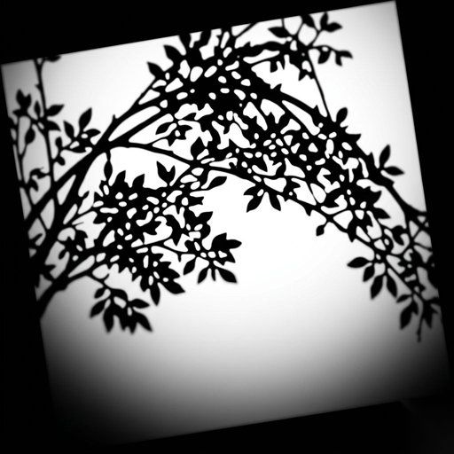 Dense Leafy Tree Canopy gobo for Blender