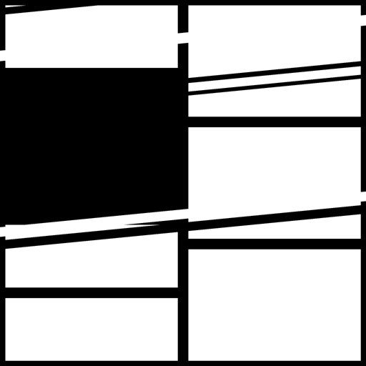 Asymmetrical Geometric Slashes
