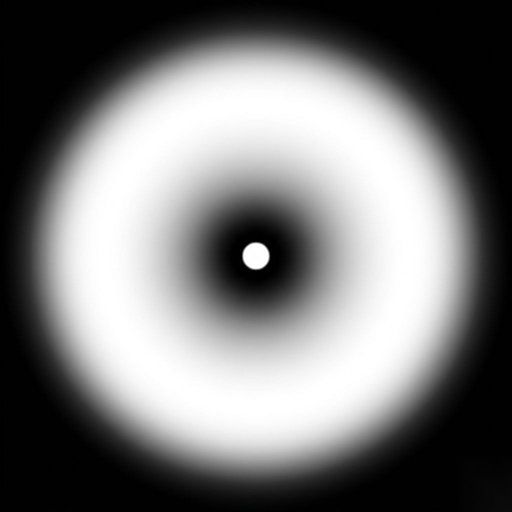 Fading Concentric Light Rings
