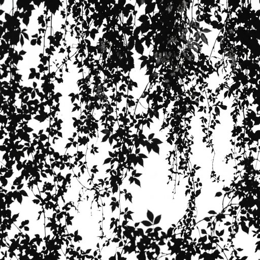 Shadow Of Hanging Vines And