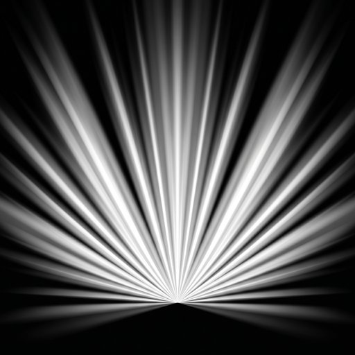 Sunburst Light Rays gobo for Blender