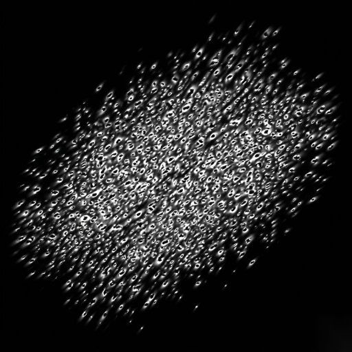 Dense Blurred Rain Specks gobo for Blender
