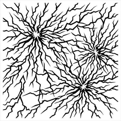 Jagged Cracks Multiple Origins