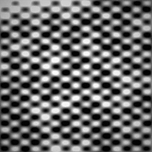 Soft Checkerboard Dot Pattern