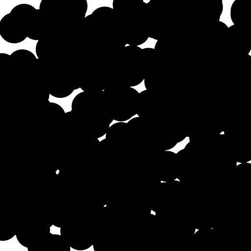 Irregular Dense Blob Texture gobo for Blender