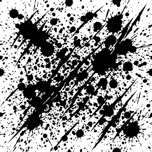 Ink Splatter Slashes