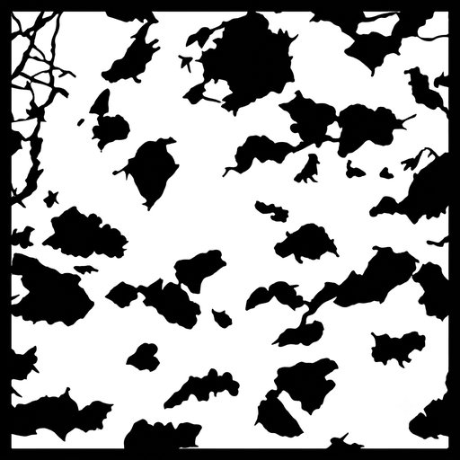 Abstract Organic Spots With Vines