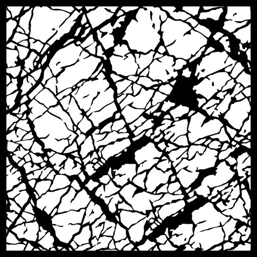 Abstract Cracked Pattern