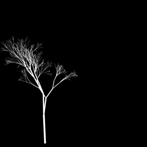 Medium Bare Tree Silhouette