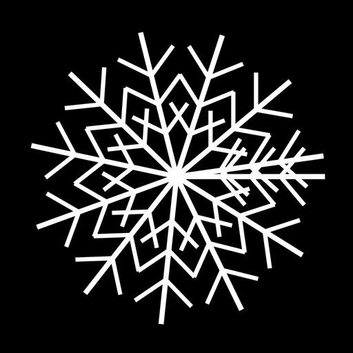 Intricate Six-Point Snowflake