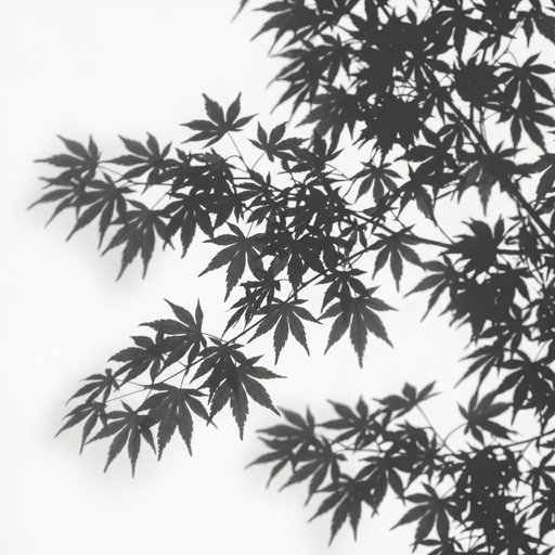 Shadow Of A Japanese Maple
