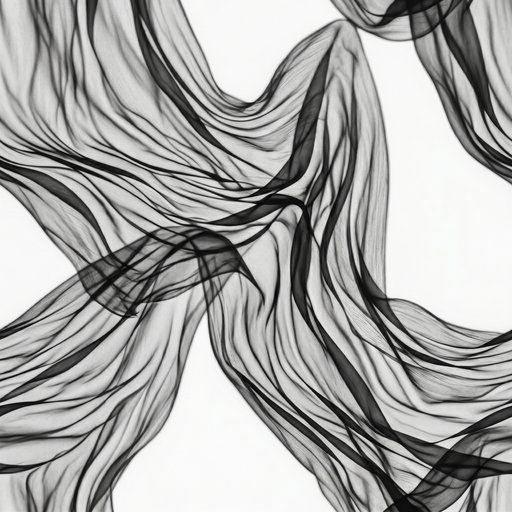 Shadow Of Sheer Flowing Curtains