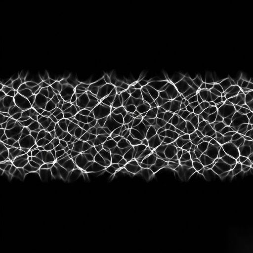 Horizontal Organic Cellular Strip gobo for Blender