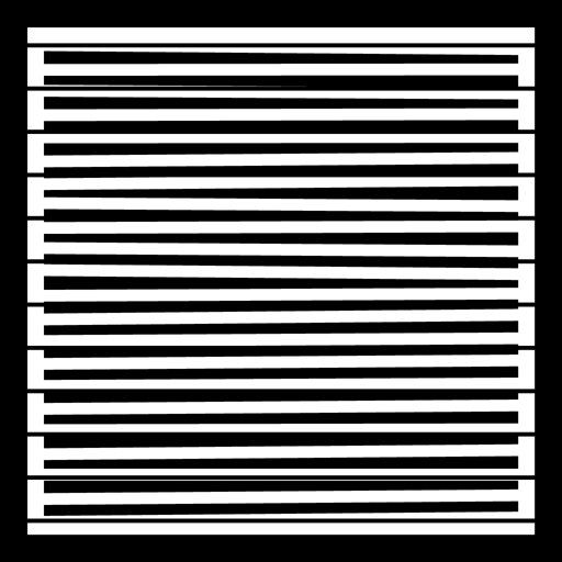 Dense Horizontal Bar Array gobo for Blender