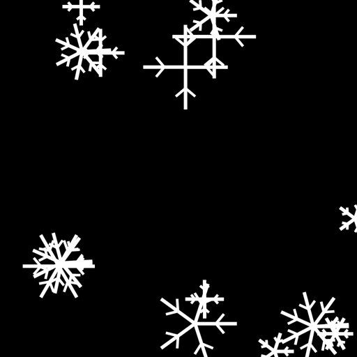 Sparse Falling Snowflakes