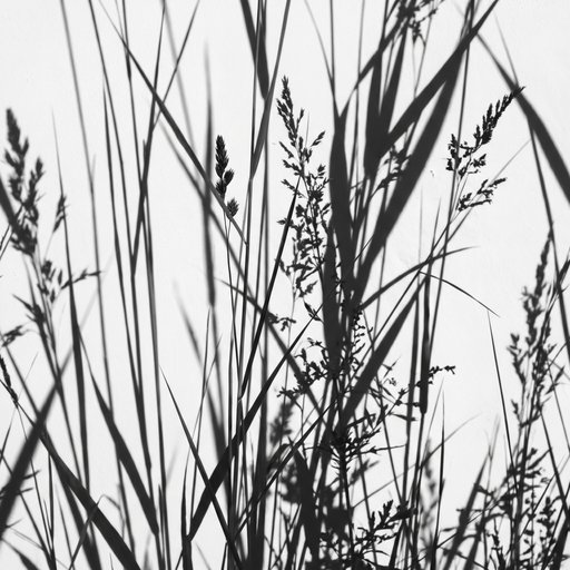 Shadow Of Tall Grass Blades