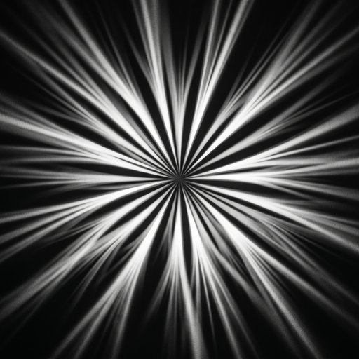 A Sunrise Ray Burst gobo for Blender