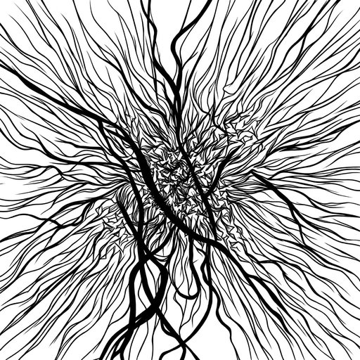 Abstract Organic Burst