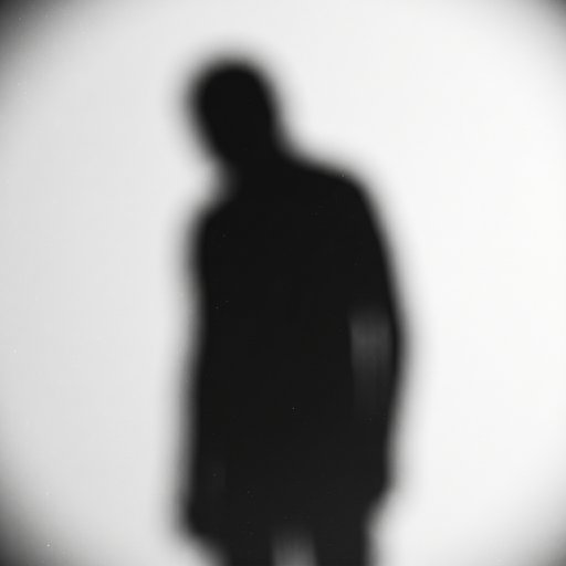 Shadow Figure Blurred Person