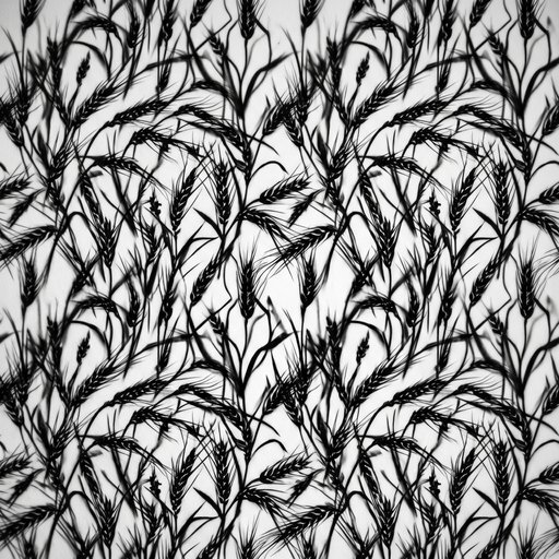Wheat Field Shadow Pattern