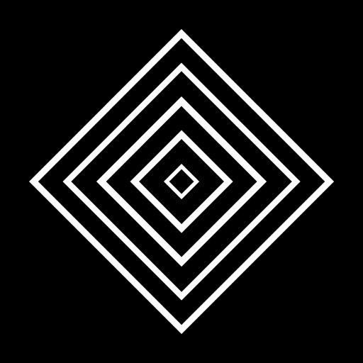 Concentric Diamond Outlines