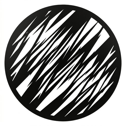 Abstract Jagged Lines