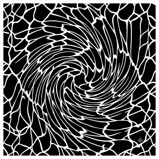 Organic Swirl Grid