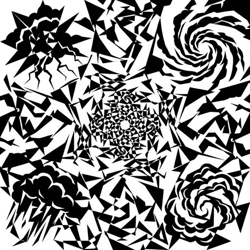 Fragmented Geometric Chaos