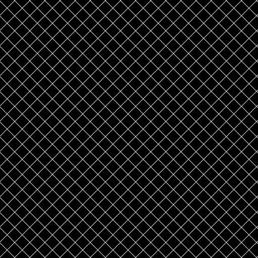 Coarse Diagonal Grid Pattern