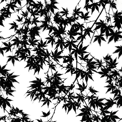 Shadow Of A Japanese Maple