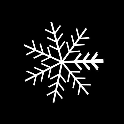 Classic Six-Point Snowflake gobo for Blender