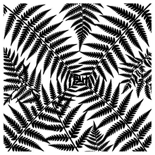 Dense Fern Leaves Pattern
