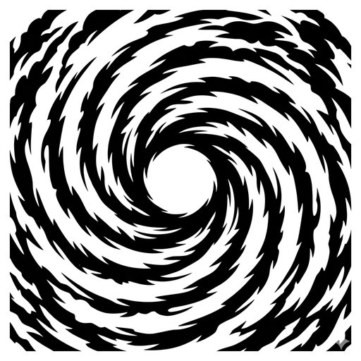 Jagged Spiral Vortex