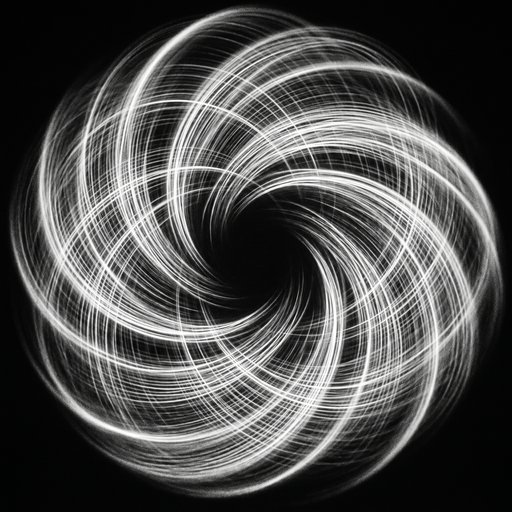 Swirling Light Grid Vortex