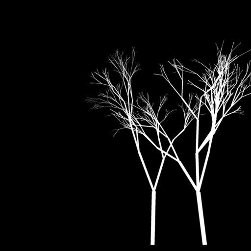 Dense Bare Trees Cluster gobo for Blender