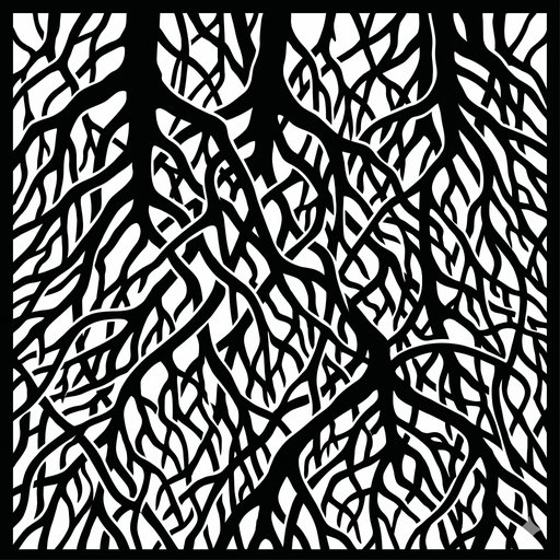 Tangled Roots Pattern