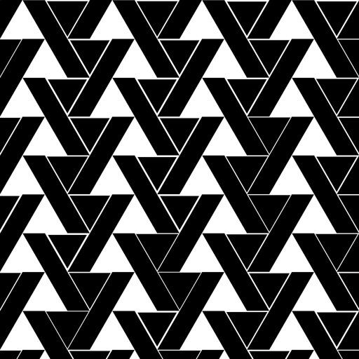 Interlocking Triangle Weave gobo for Blender
