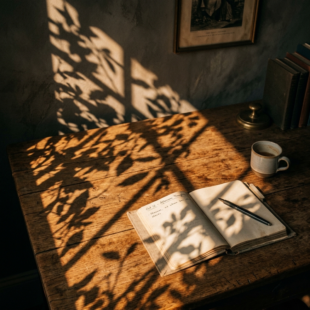 After faking window light with a gobo